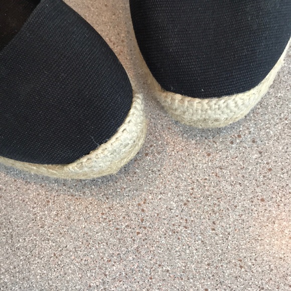 J Crew Canvas Espadrilles - Black, size 6 - Picture 7 of 8